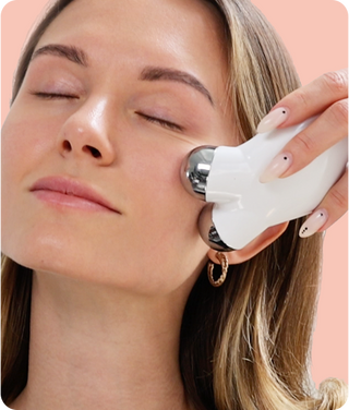 Glow Booster Bundle/Microcurrent Toning Device + LED Mask + Infrawave Wand + Serum